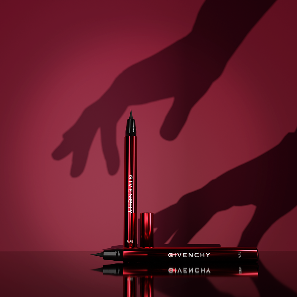 Photorealistic 3D render of a high-end beauty eye pencil