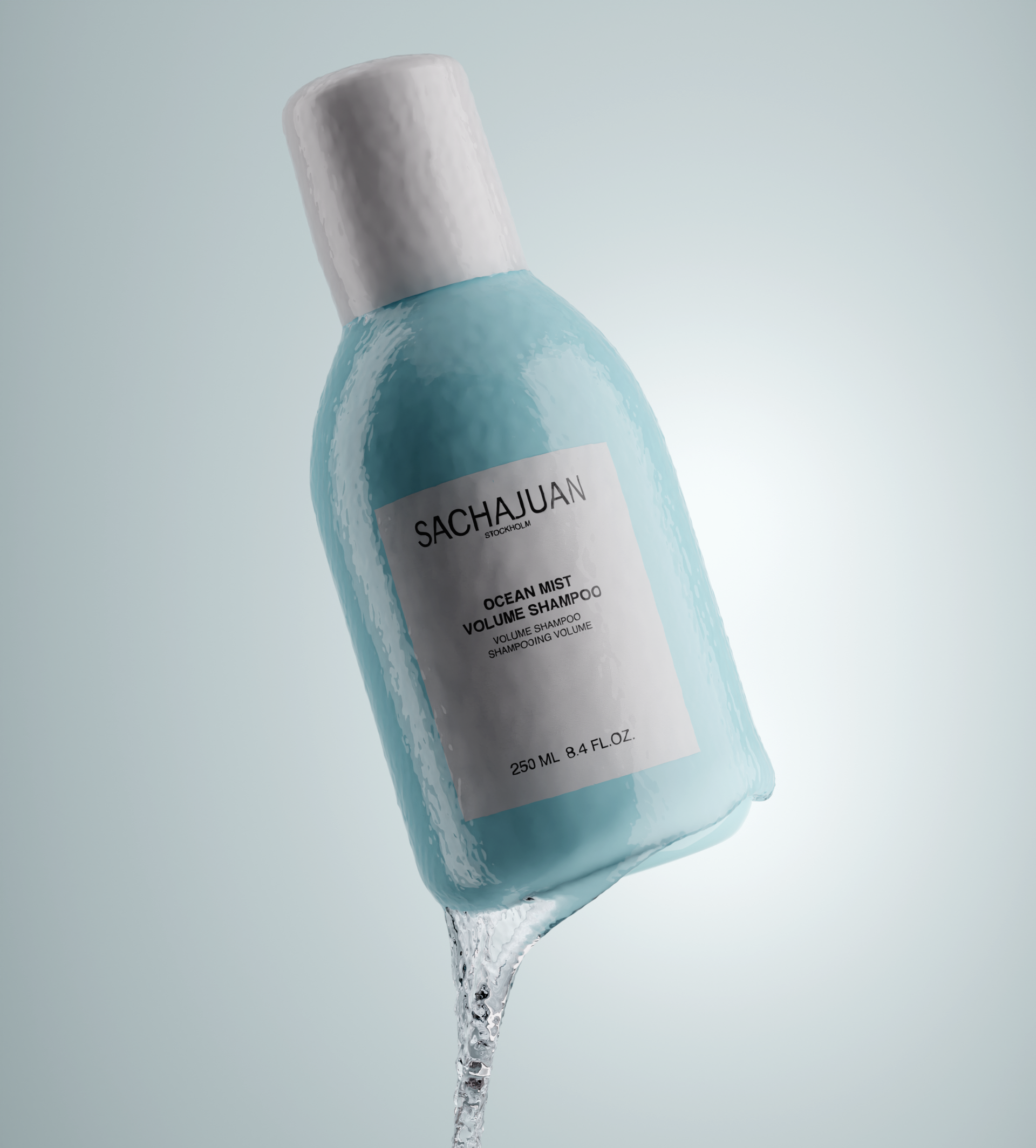 3d render of a hair product with a texture, created for social media